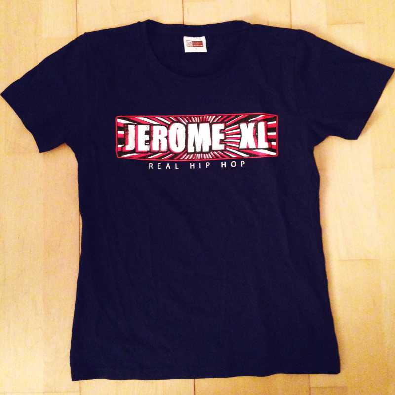 Jerome XL - Girly T-Shirt - Navy Blauw